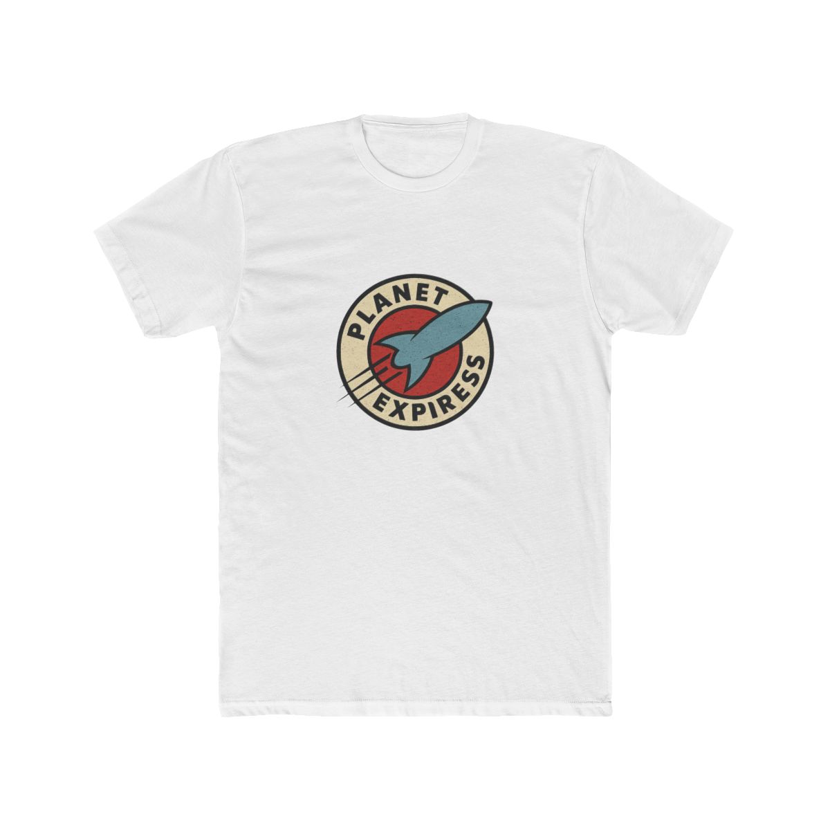Planet Express Rocket Ship Circle Graphic T-Shirt - Official t-shirts merchandise