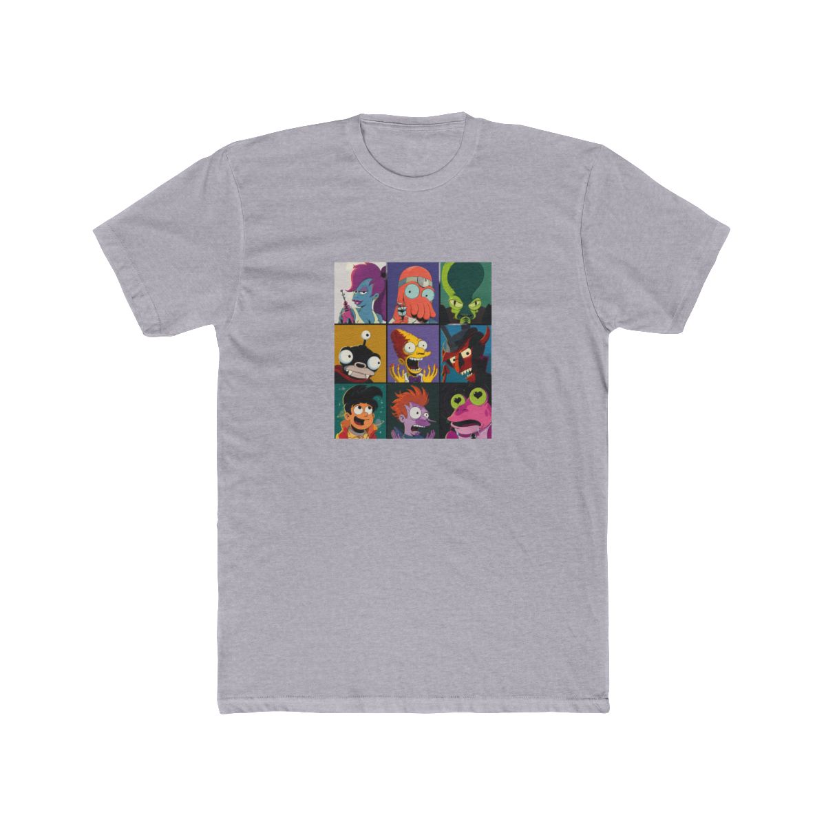 Futurama T Shirt Characters - alternate angle 5, merchandise