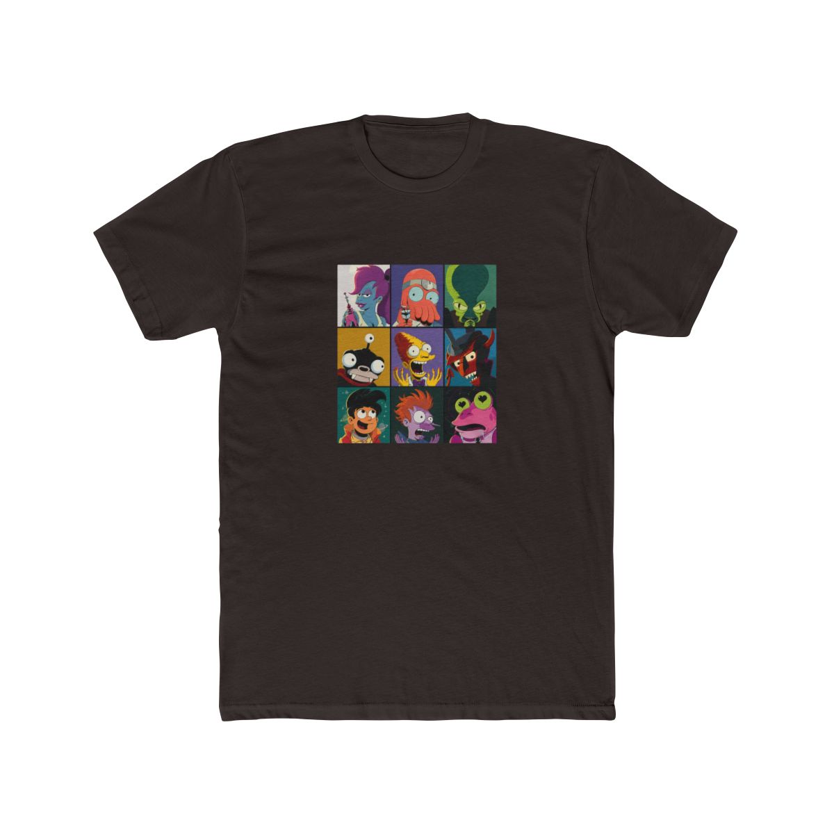 Futurama T Shirt Characters - alternate angle 3, merchandise