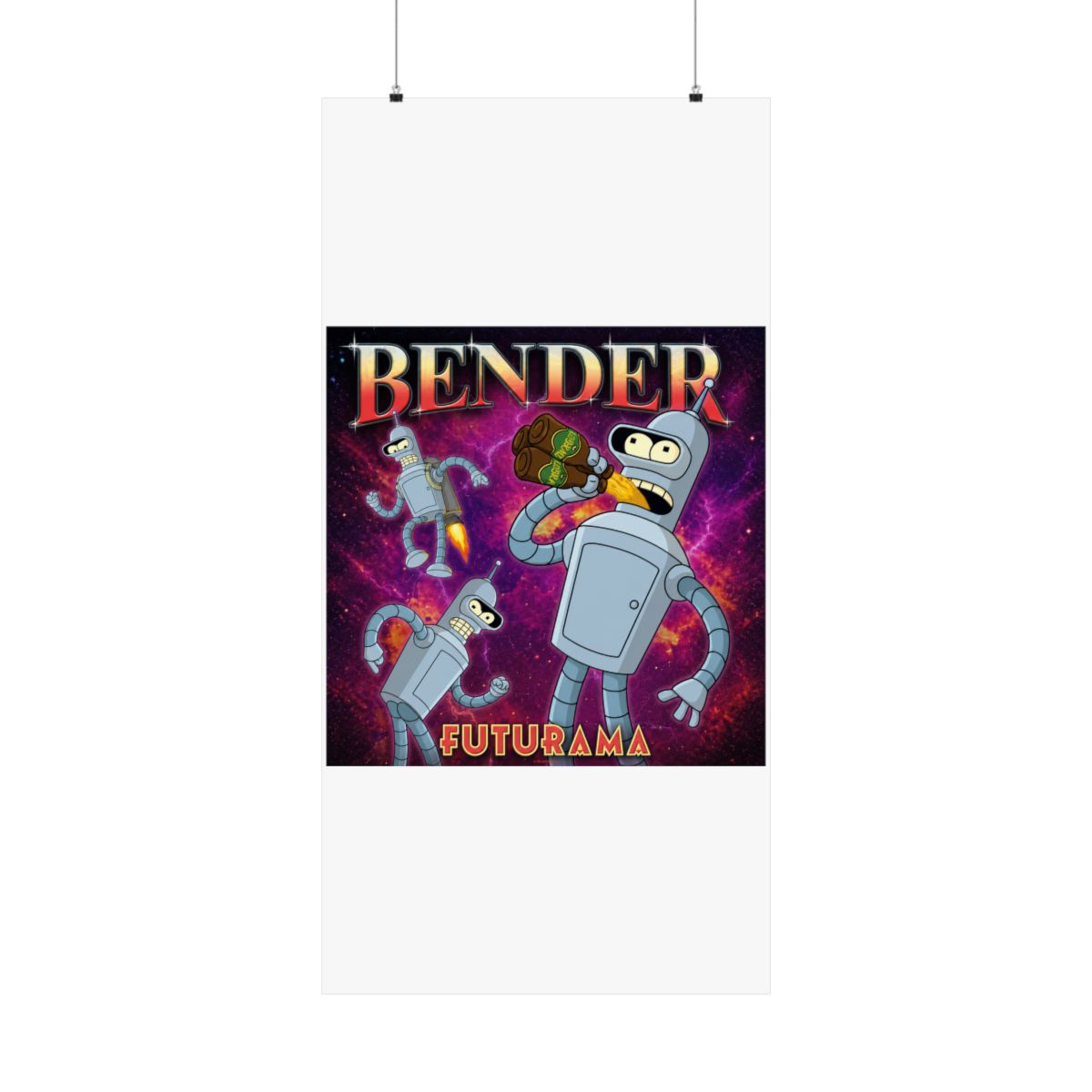 Futurama Poster Bender Heartthrob - alternate angle 3, merchandise