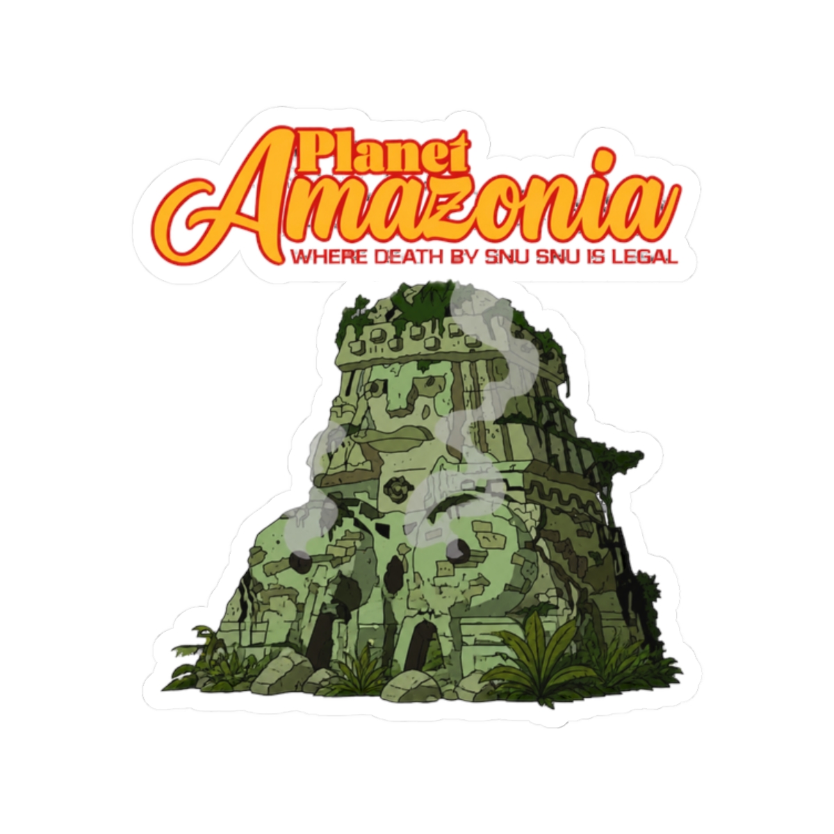 Planet Amazonia Sticker - alternate angle 3, merchandise