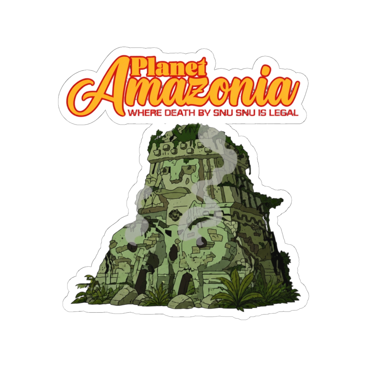 Planet Amazonia Sticker - alternate angle 2, merchandise