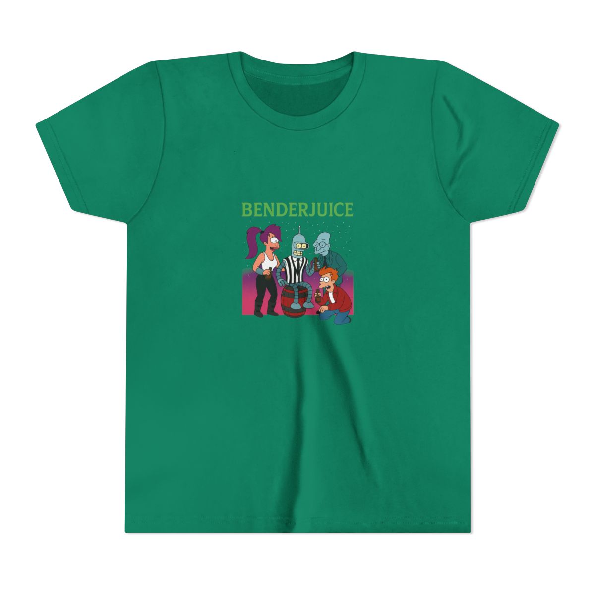 Futurama "BENDERJUICE" Kids Tee - alternate angle 3, merchandise