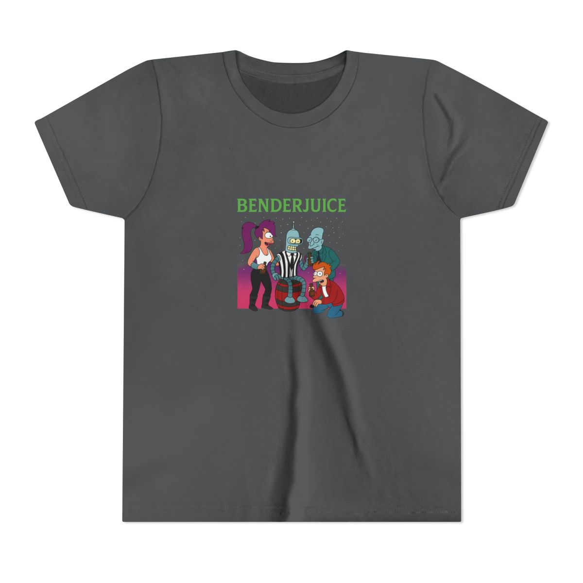 Futurama "BENDERJUICE" Kids Tee - alternate angle 5, merchandise