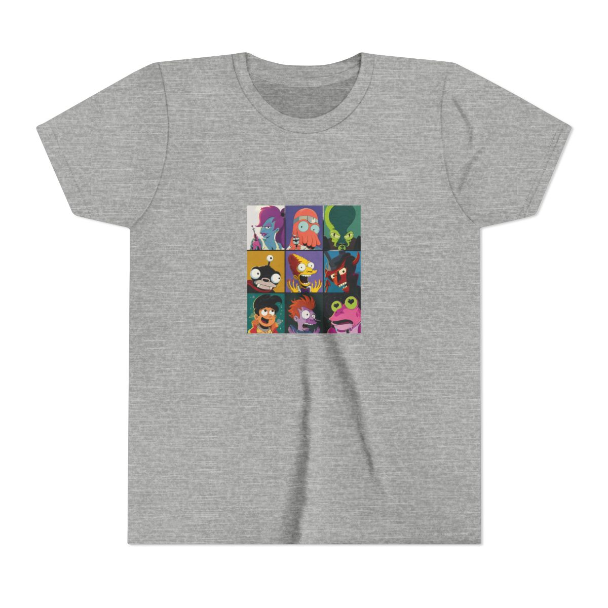 Futurama Kids T Shirt Characters - alternate angle 3, merchandise