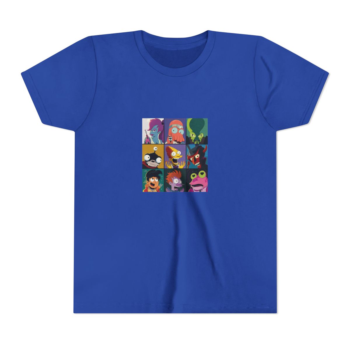 Futurama Kids T Shirt Characters - alternate angle 4, merchandise