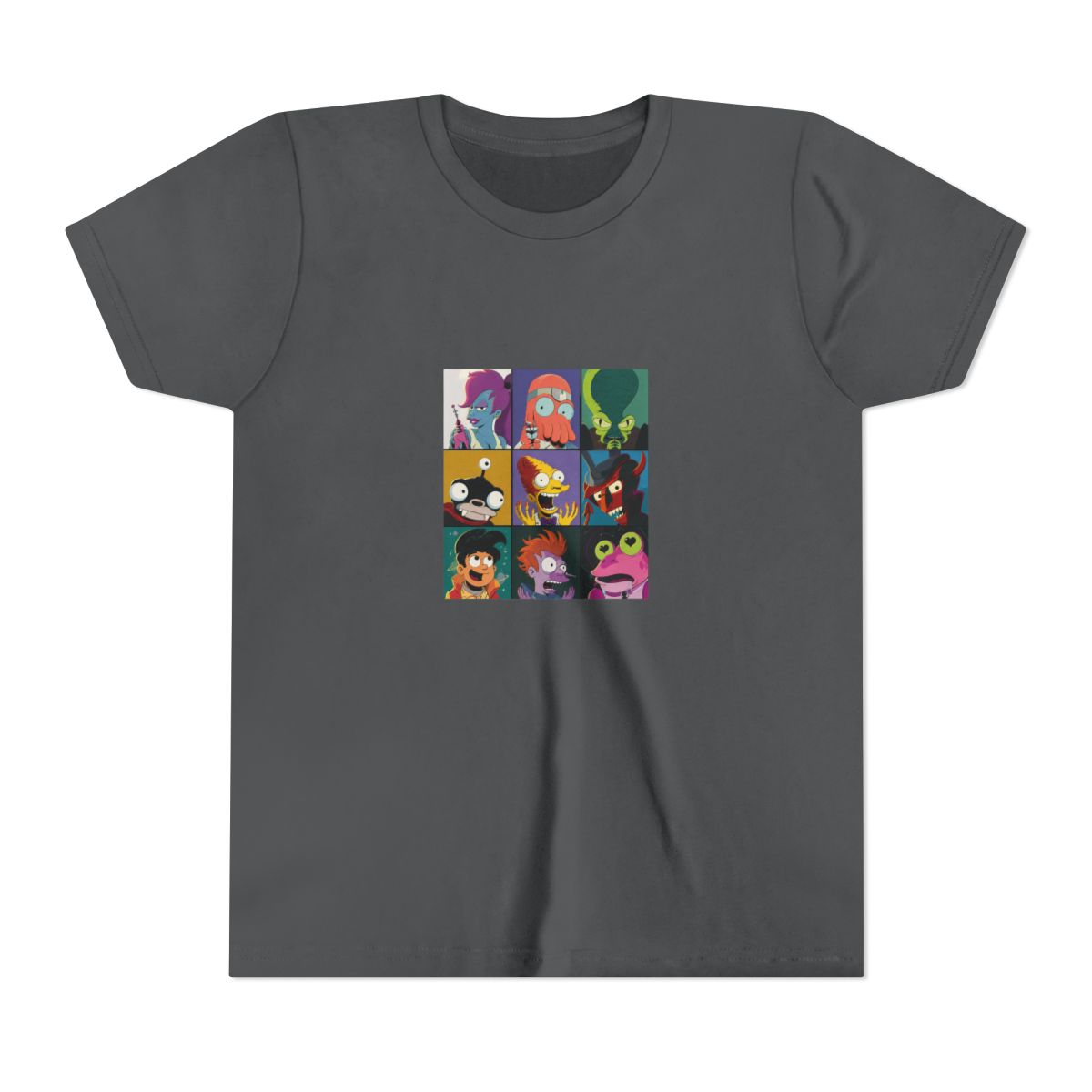 Futurama Kids T Shirt Characters - alternate angle 5, merchandise