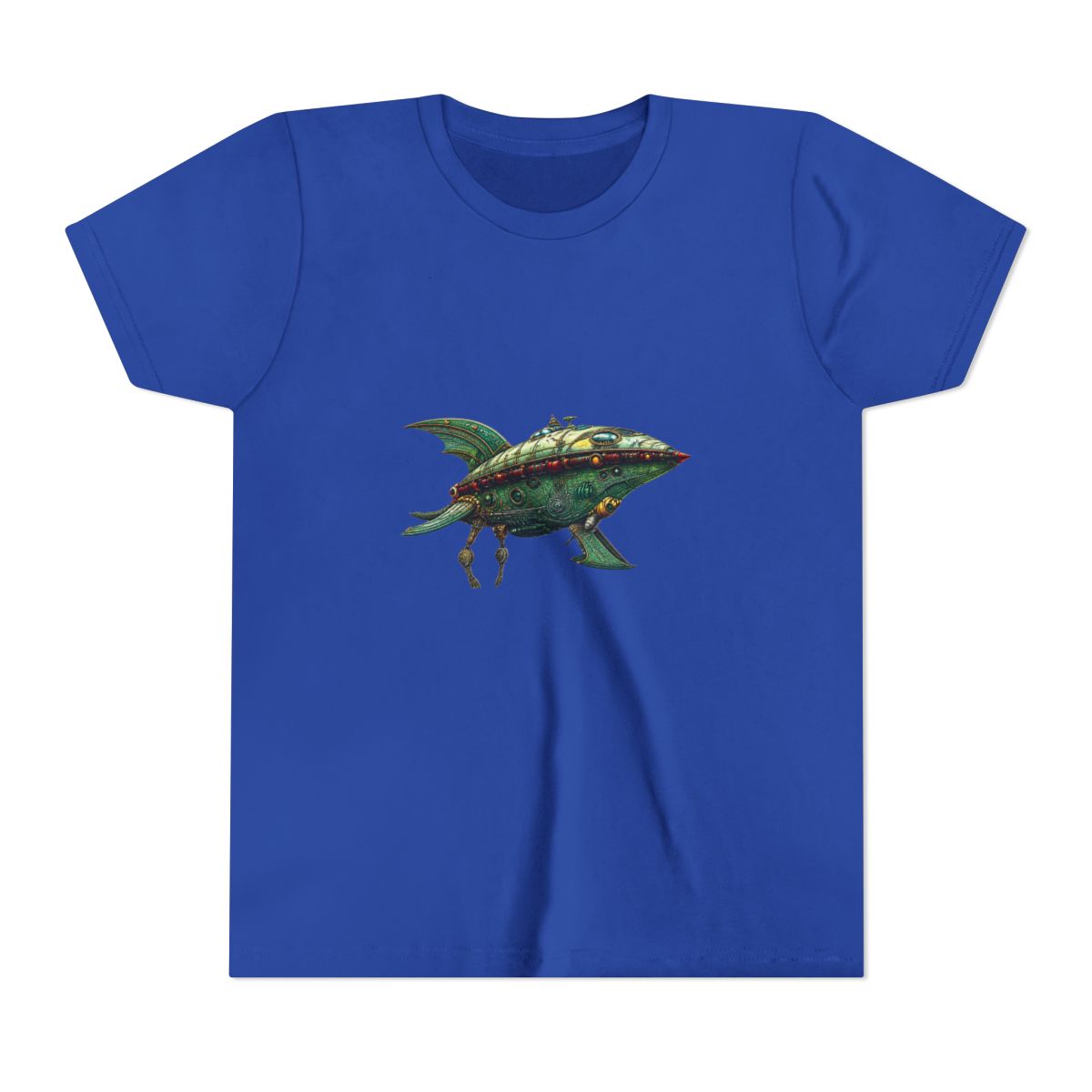 Planet Express and Leela Baseball Kids T Shirt - alternate angle 3, merchandise